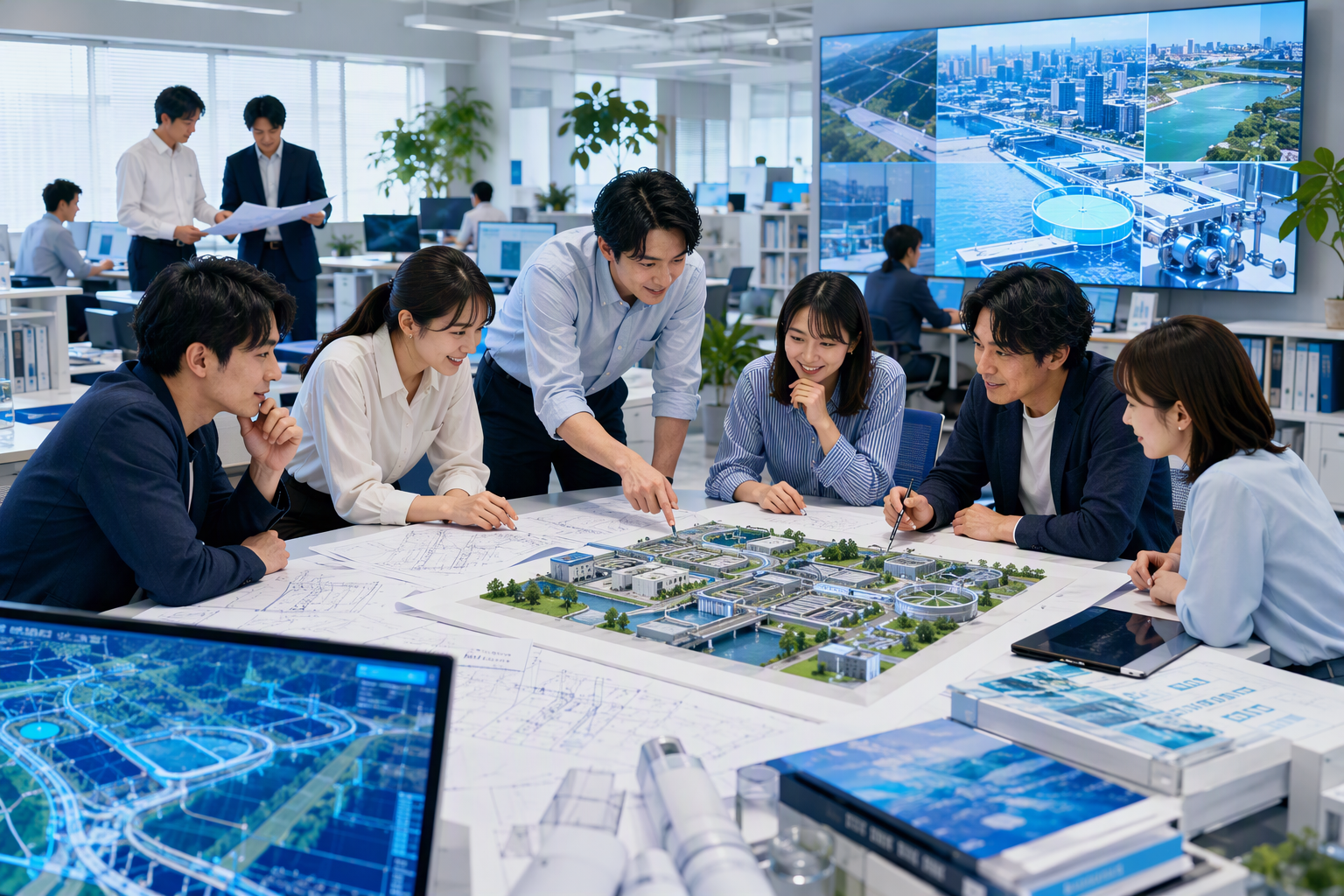 施設と管路のイメージ